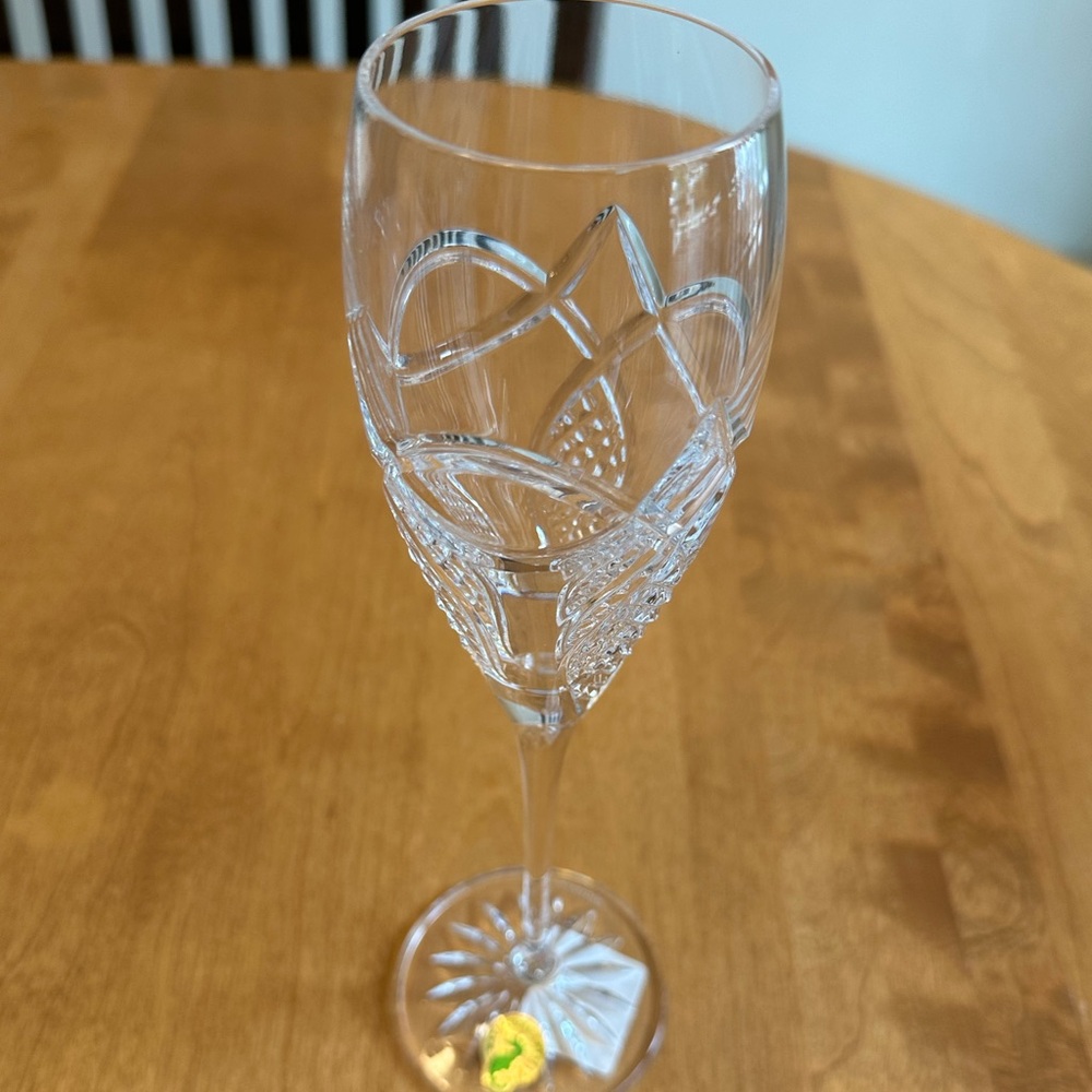 Waterford Crystal Celtic Knot Champagne Flutes - Picture 2 of 7